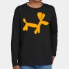 Youth Heavy Cotton 100% Cotton Long Sleeve T Shirt Thumbnail