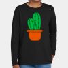 Youth Heavy Cotton 100% Cotton Long Sleeve T Shirt Thumbnail