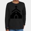 Youth Heavy Cotton 100% Cotton Long Sleeve T Shirt Thumbnail