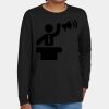Youth Heavy Cotton 100% Cotton Long Sleeve T Shirt Thumbnail