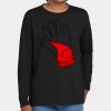 Youth Heavy Cotton 100% Cotton Long Sleeve T Shirt Thumbnail