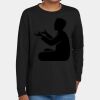 Youth Heavy Cotton 100% Cotton Long Sleeve T Shirt Thumbnail