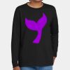 Youth Heavy Cotton 100% Cotton Long Sleeve T Shirt Thumbnail