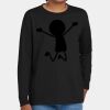 Youth Heavy Cotton 100% Cotton Long Sleeve T Shirt Thumbnail