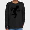 Youth Heavy Cotton 100% Cotton Long Sleeve T Shirt Thumbnail