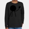 Youth Heavy Cotton 100% Cotton Long Sleeve T Shirt Thumbnail